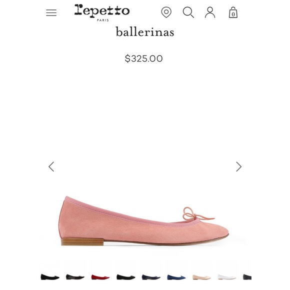 repetto suede ballet flats